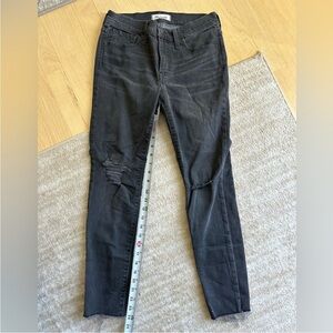 Madewell Skinny Jeans - 9” Mid-Rise Skinny - size 28P